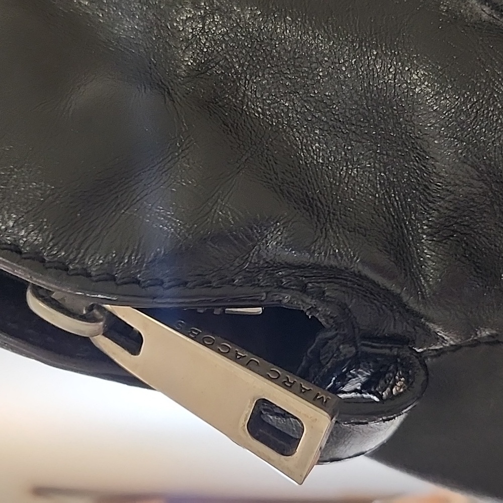 Marc Jacobs Y2K Blake satchel dual exterior pockets  snap closures top handles - Picture 8 of 16